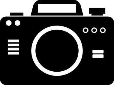 fotoğraf makinesi vektör resimlemesi basit biçimle
