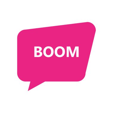 Konuşma balonu vektör çizimi