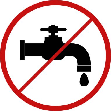 su musluğu vektör simgesi