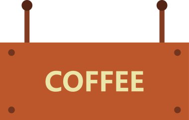 Kafe simgesi vektörü