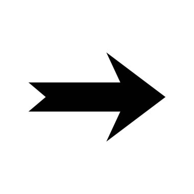 ok simgesi vektör illüstrasyonu