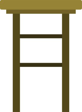 Masa mobilyası ikonu. vektör illüstrasyonu