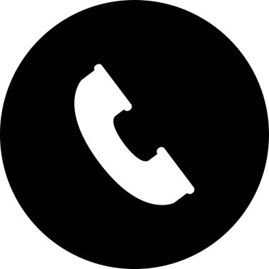 Telefon simgesi vektör illüstrasyonu