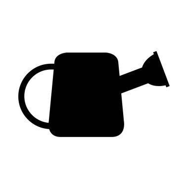 Su kutusu simgesi. düz dizayn.