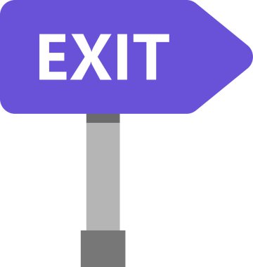 çıkış simgesi çizimi