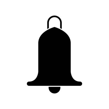 İzole edilmiş çan simgesi. vektör çizimi tasarımı