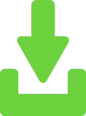 Düz biçimli ok aşağı simgesi