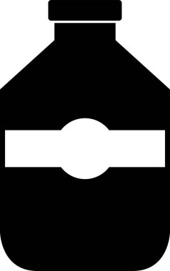 şişe simgesi vektör illüstrasyonu