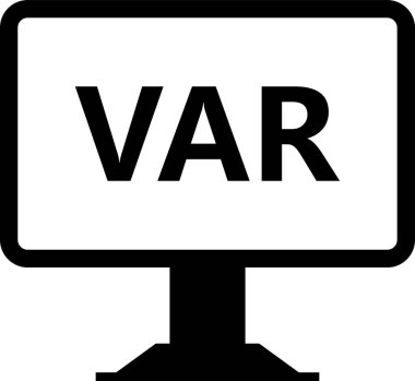 vektör lcd simgesi illüstrasyonu