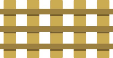 çit vektör simgesi modern basit vektör illüstrasyonu