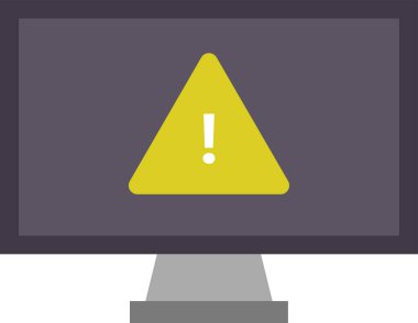 Düz biçimli alarm hata simgesi