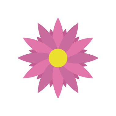 çiçek simgesi vektör illüstrasyonu