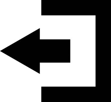 ok simgesi vektör illüstrasyonu