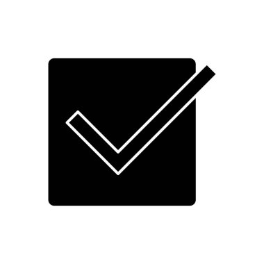 İşaretleme simgesi vektör illüstrasyon grafik tasarımını kontrol et