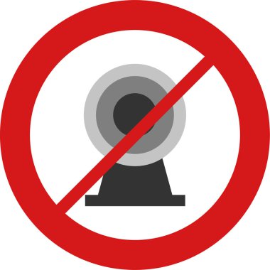 hiçbir iz illüstrasyon vektör