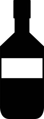 Şişe alkolü sert bir içecek ikonu
