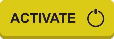 Parlak yapboz parçaları üzerine düğme metni