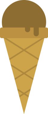 Yaz kategorisinde dondurma külahı simgesi