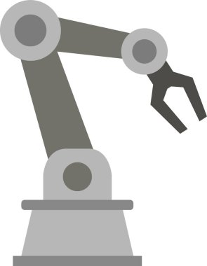 Robot kolu robotik kol vektör çizimi