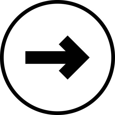 ok simgesinin vektör illüstrasyonu