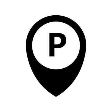 konum vektörü ince çizgi simgesi