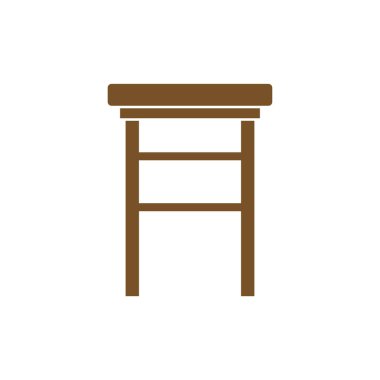 tablo vektör simgesi beyaz üzerinde izole