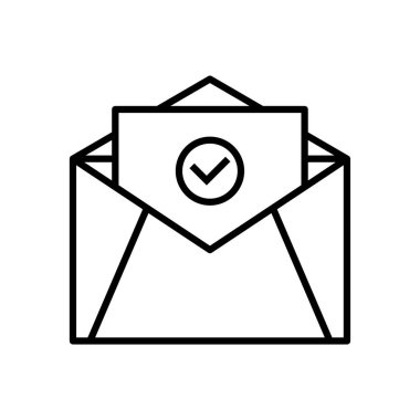 posta simgesi, vektör illüstrasyonu