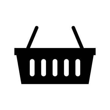 Alışveriş arabası vektör düz simge