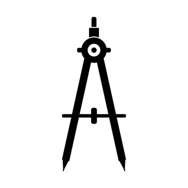 Şeffaf bir arkaplanda pusula vektör çizimi. Birinci kalite semboller. Konsept ve grafik tasarım için ince çizgi simgesi.