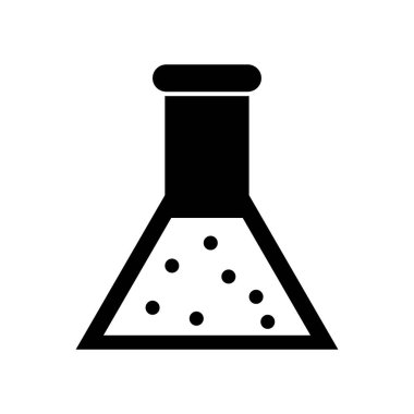 Kimyasal matara simge vektör çizimi