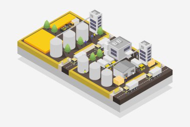 3 boyutlu izometrik bina