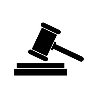 Yargıç Tokmak simgesi, basit stil
