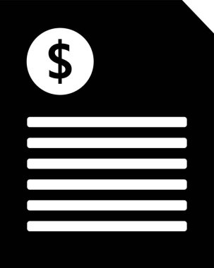 Dolar banknot simgesi soyut bir grupta izole edildi