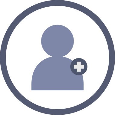 trend biçimi izole edilmiş arkaplanda kullanıcı artı simge ekle