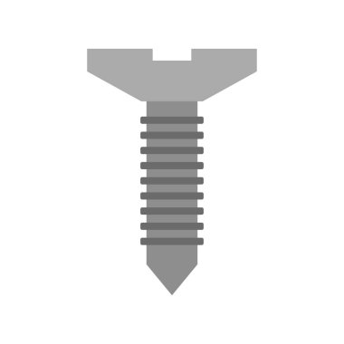 Siktir et vektör ikonunu. Siyah vektör simgesi beyaz arkaplan vidasında izole.