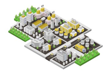 Farklı bakış açısına sahip şehir binaları