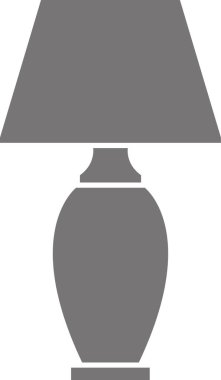 Lamba lambası simgesi düz stil