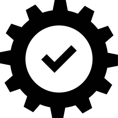 Ayarlar. Web simgesi basit illüstrasyon