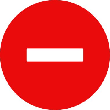 Beyaz arkaplanda park işareti yok