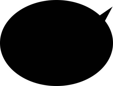 balon sohbet konuşma simgesi ana hatlar biçiminde