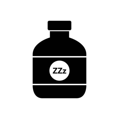 Siyah ve beyaz simgesinin vektör illüstrasyonu