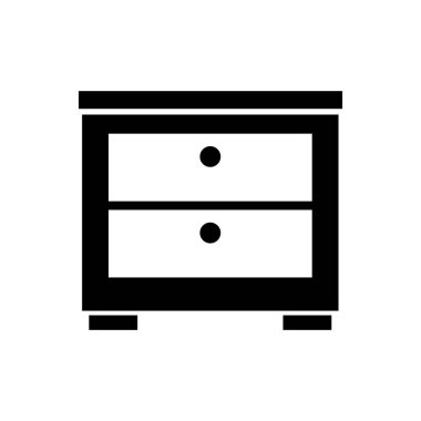 kabine vektör simgesi düz simge