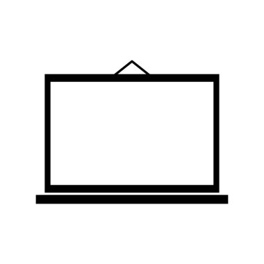 dizüstü bilgisayar simgesi, vektör illüstrasyonu