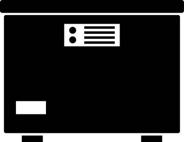 kutu simgesi vektör illüstrasyonu