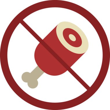 Sigara içilmez işareti, yasak, simge, vektör illüstrasyonu