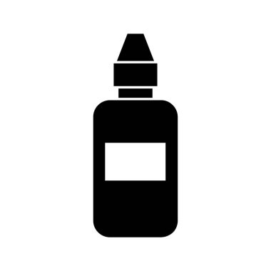 Şişe simgesi. Vektör İllüstrasyonu