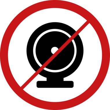 Kamera işareti simgesi yok. vektör illüstrasyonu