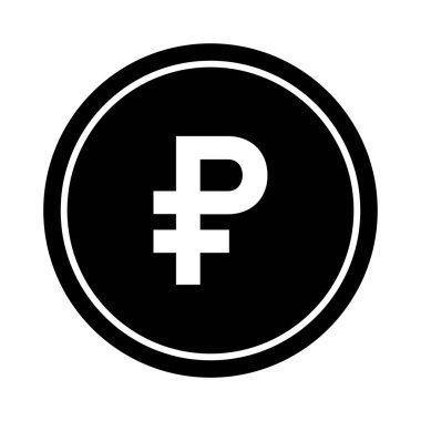 ruble para simgesi, basit biçim