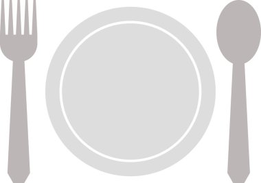 Çatal, bıçak, bıçak, kaşık, kaşık, kaşık, vektör, illüstrasyon, simge, illüstrasyon