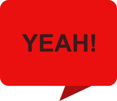 kırmızı vektör kabarcık pankartı